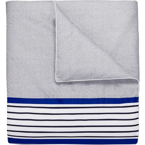 라코스테 Lacoste Auckland Duvet Set, Blue, FullQueen