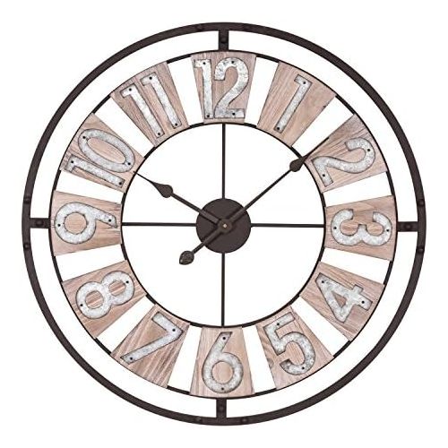  Lacrosse 404-4070 27.5 Inch Industrial Decorative Quartz Wall Clock