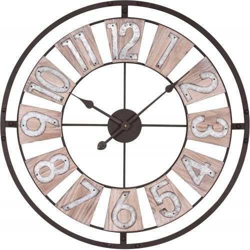  Lacrosse 404-4070 27.5 Inch Industrial Decorative Quartz Wall Clock