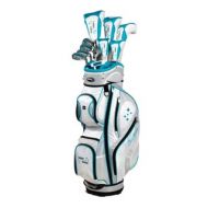 Ladies Right Hand 2014 Lady Edge Plus 1-inch White Teal Box by Tour Edge