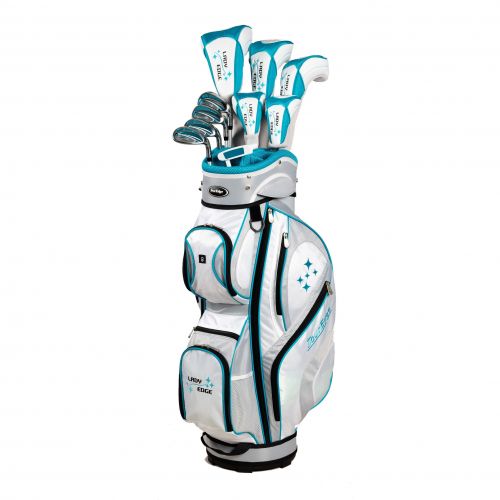  Ladies Right Hand 2014 Lady Edge Plus 1-inch White Teal Box by Tour Edge