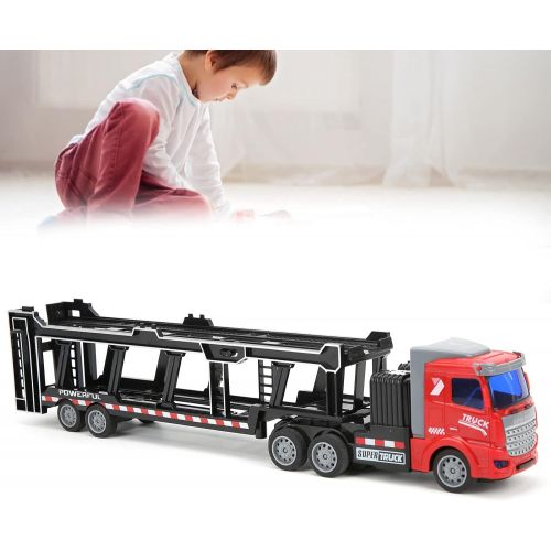  Ladieshow Bruder Toys,Children Remote Control Bruder Trailer Truck Detachable Flatbed Semi?Trailer Engineering Tractor for Boys