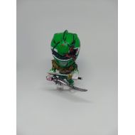 /LadyTankStudios Mighty Morphin Power Rangers Battle Damaged Green Ranger Custom The Loyal Subjects Vinyl Figure MMPR