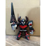 /LadyTankStudios Tokyo Vinyl Nerdist Mighty Morphin Power Rangers Megazord Custom Painted Figure + 3D Printed Power Sword MMPR