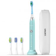 Laechen Travel Power Rechargeable Sonic Electric Toothbrush 5 Modes with 2 Min Build in Timer...