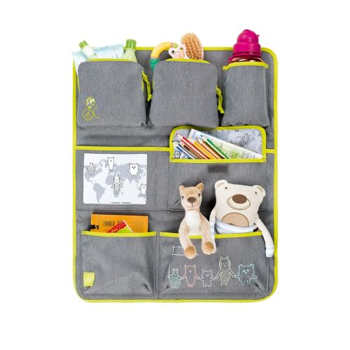  Lassig Kids Car Organizer Wrap-to-Go About Friends Melange, Grey