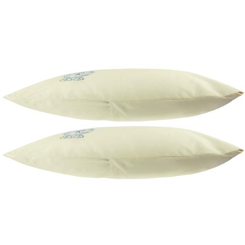  Laetriss Toddler Pillow Organic Cotton with Pillowcase | Hypoallergenic and Soft Baby Pillows and Case...