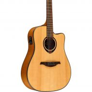 Lag Guitars},description:LAG Guitars Tramontane T80DCE features a pairing of a solid Sitka spruce top with the unique look and warm tone of tropical khaya body with a high gloss th