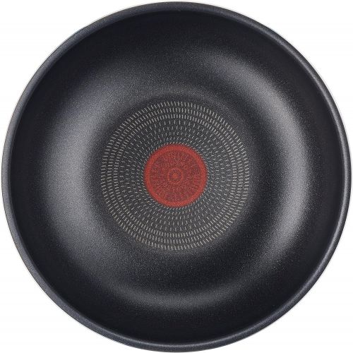  Lagostina Ingenio Essential Wok, oe 28cm, Aluminium, schwarz