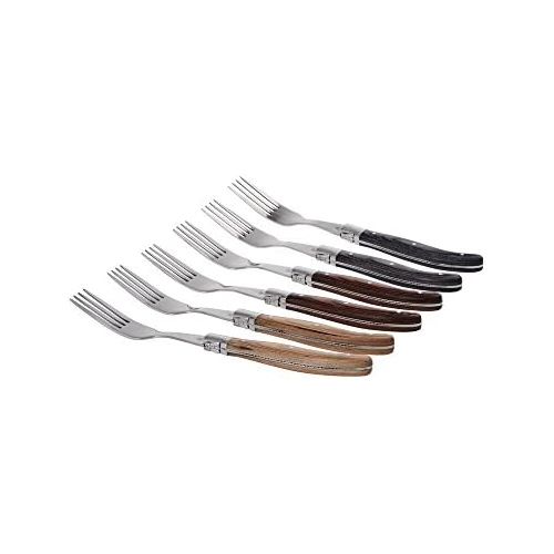  [아마존베스트]Laguiole 40268333Forks, Stainless Steel, Brown