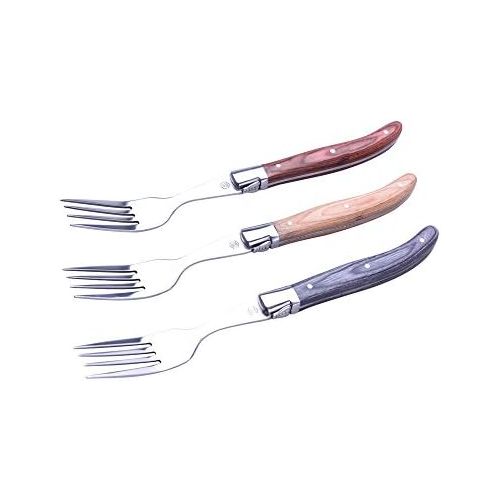  [아마존베스트]Laguiole 40268333Forks, Stainless Steel, Brown