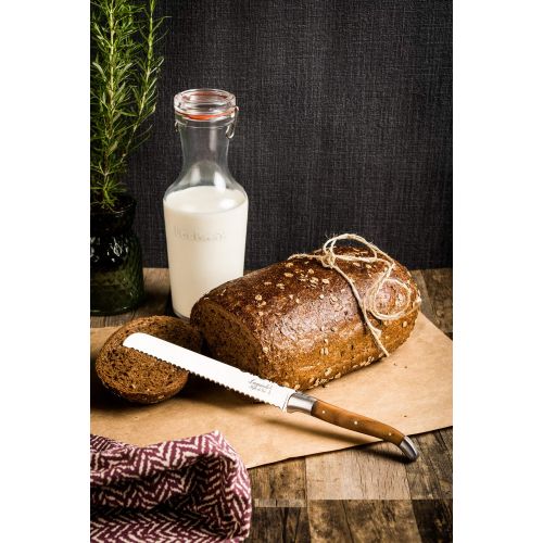  Laguiole Style de Vie Brotmesser Luxury Line, Olivenholz