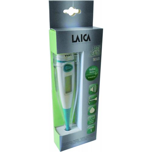  Digitales Thermometer Laica TH3601, LCD-Display fuer eine einfache Ablesung, flexible Sonde fuer eine bequeme Anwendung