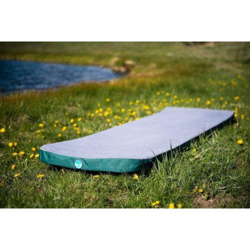  [아마존베스트]LaidBackPad Memory Foam Camping Sleeping Pad - Memory Foam Mattress for Camping, with Built-in Mattress Connector, The Most Comfortable Portable Sleeping Pad- 24 x 72 x 2⅜ Inches,