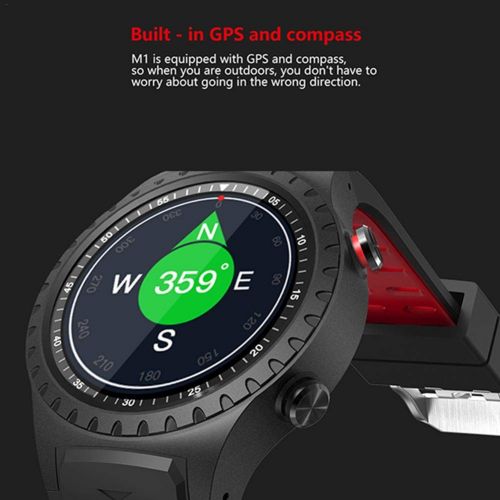  Laideyilan SMA-M1 GPS Sports Smart Watch (Bluetooth) Multi-Sports Mode Smart Watch Compass Heart Rate Monitor, Sleep Monitor,