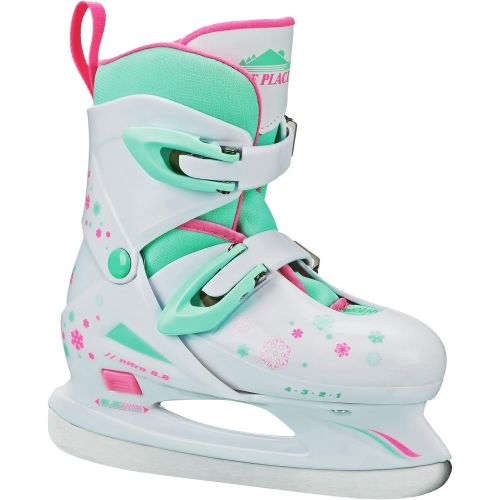  Lake Placid Girls Nitro 8.8 Adjustable Ice Skates