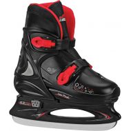 Lake Placid Pamir Boys Adjustable Ice Skates Black/Red Small (11-1)