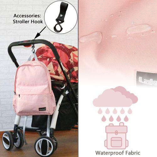  Lakeausy LakeAusY Large Baby Diaper Bag Backpack Nappy Waterproof Travel Rucksack Durable Maternity Baby Nappy Bags for Mom Dad Stylish Large Multifunction Waterproof Travel Backpacks Insul