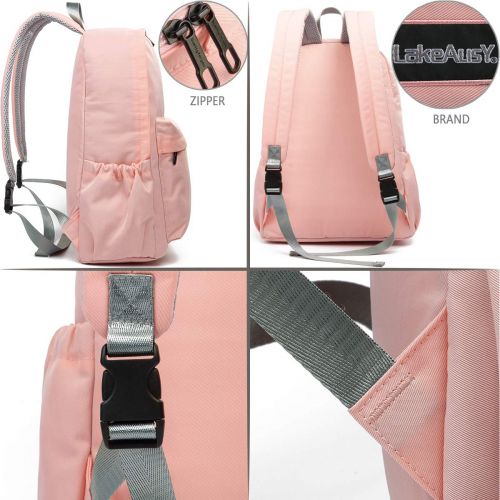  Lakeausy LakeAusY Big Diaper Backpack Nappy Bag Changing Pad Multifunction Insulated Pockets Waterproof...