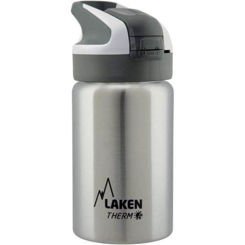  Laken Summit Stainless Steel Insulated Water Bottle with Sport Straw Cap and Lock, Leakproof, 12-25oz