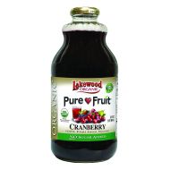 Lakewood Pure Fruit Cranberry Nectar Blend, 32 Ounce (pack Of 6)