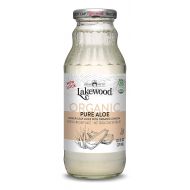 Lakewood Organic PURE Aloe Inner Fillet Juice, 12.5-Ounce Bottles (Pack of 12)