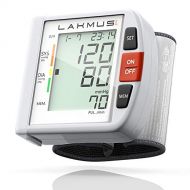 Lakmus Pro Blood Pressure Monitor Wrist Cuff - Digital BP Monitor - Fully Automatic Accurate Wrist Pressure Monitor for Home - Wrist BP Machine with Large LCD Display Carrying Case 2AAA (Whit