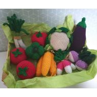 /Etsy Tray of vegetables in the hook for dinette or decoration