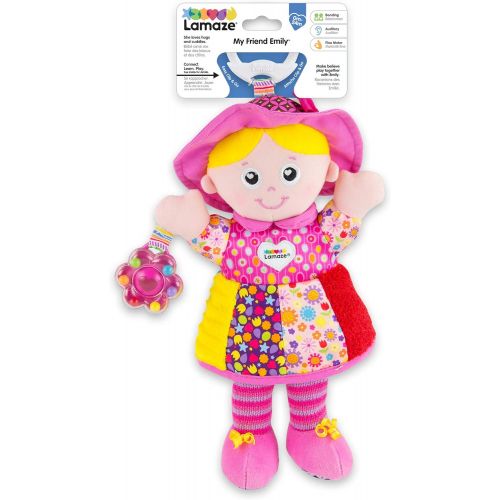  [아마존 핫딜] [아마존핫딜]Lamaze Baby Spielzeug Meine Freundin Emily Clip & Go - hochwertiges Kleinkindspielzeug - Greifling Anhanger zur Starkung der Eltern-Kind-Beziehung - ab 0 Monate