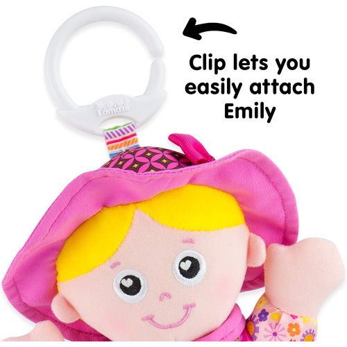  [아마존 핫딜] [아마존핫딜]Lamaze Baby Spielzeug Meine Freundin Emily Clip & Go - hochwertiges Kleinkindspielzeug - Greifling Anhanger zur Starkung der Eltern-Kind-Beziehung - ab 0 Monate