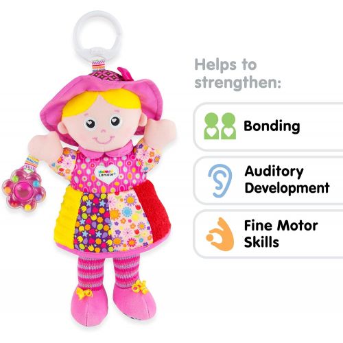  [아마존 핫딜] [아마존핫딜]Lamaze Baby Spielzeug Meine Freundin Emily Clip & Go - hochwertiges Kleinkindspielzeug - Greifling Anhanger zur Starkung der Eltern-Kind-Beziehung - ab 0 Monate