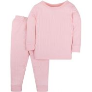 Baby Girl's Thermal Long John Set, 24M Pink