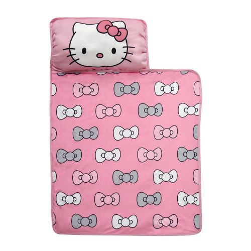  Lambs & Ivy Hello Kitty PinkGrayWhite Toddler Nap Mat