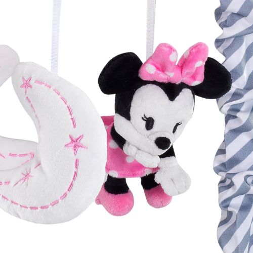  Disney Baby Minnie Mouse Pink/Gray Musical Crib Mobile by Lambs & Ivy