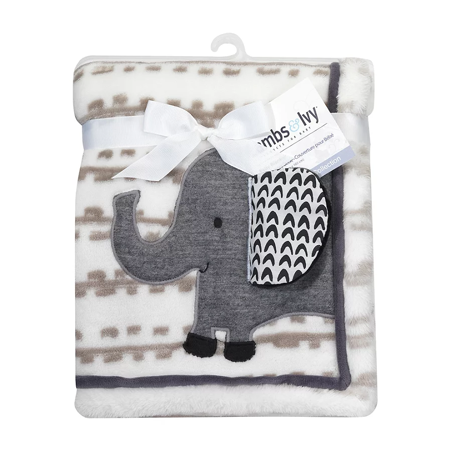  Lambs & Ivy Urban Jungle Minky Blanket