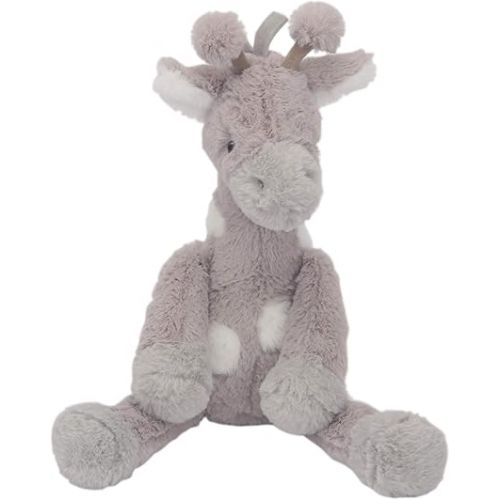  Lambs & Ivy Linen Safari Gray Giraffe Stuffed Animal Toy - Stretch