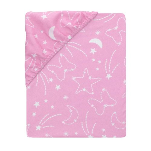  Lambs & Ivy Disney Baby Minnie Mouse 4 Piece Nursery Crib Bedding Set, Pink