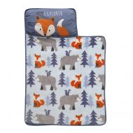 Lambs & Ivy Little Explorer Nap Mat, Blue/Gray/Orange