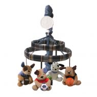 Lambs & Ivy Bow Wow Buddies Musical Crib Mobile - Puppy Dog Sports