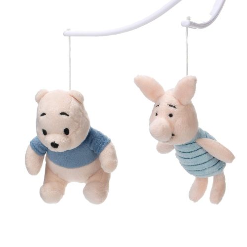  Lambs & Ivy Disney Baby Forever Pooh Bear Musical Baby Crib Mobile, Gray/Beige