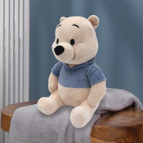  Lambs & Ivy Disney Baby Forever Pooh Bear Plush, Beige/Blue