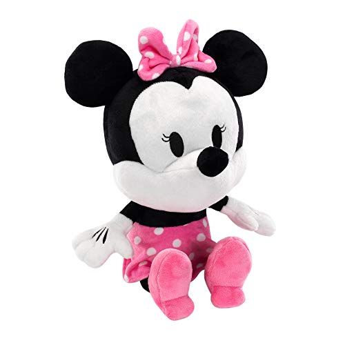  Lambs & Ivy Disney Baby Minnie Mouse Plush Stuffed Animal Toy, Black