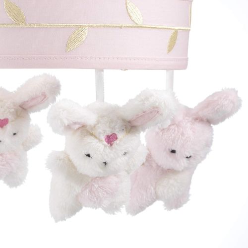  Lambs & Ivy Confetti Musical Baby Crib Mobile, Pink