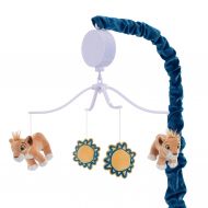 Lambs & Ivy Disney Baby Lion King Adventure Musical Baby Crib Mobile, Blue