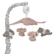 [아마존베스트]Lambs & Ivy Calypso Pink/Gray Koala & Elephant Musical Baby Crib Mobile