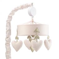 [아마존베스트]Lambs & Ivy Baby Love Musical Mobile Toy - Pink/Gold Hearts