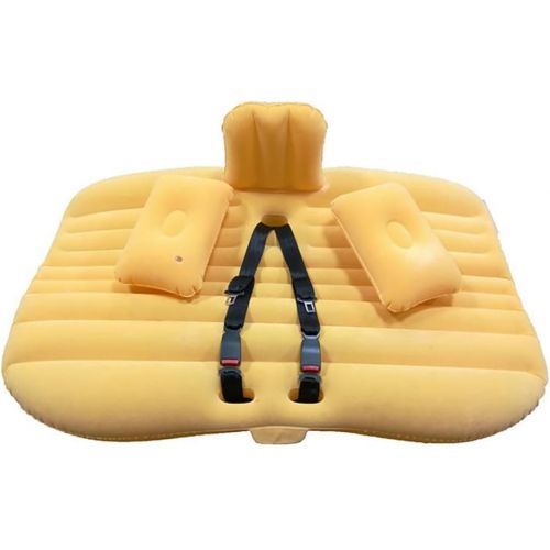  Lameila Car Travel Inflatable Mattress Air Bed Cushion Camping Universal SUV Extended Air Couch for Child with Two Air Pillows and Seat Belt