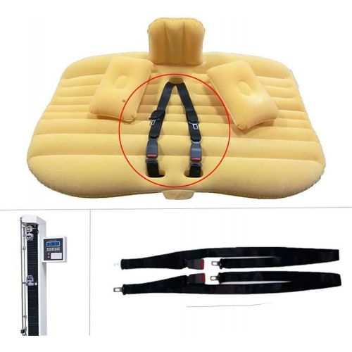  Lameila Car Travel Inflatable Mattress Air Bed Cushion Camping Universal SUV Extended Air Couch for Child with Two Air Pillows and Seat Belt
