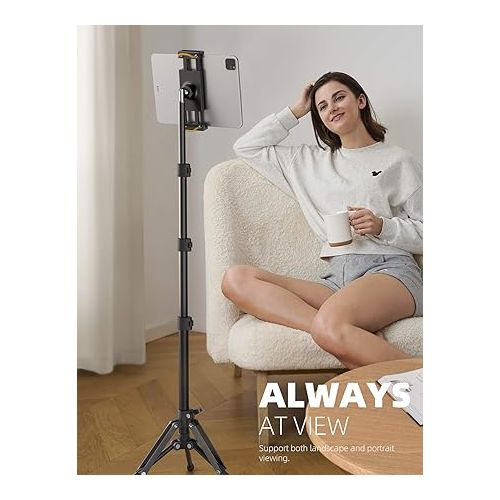  Lamicall Tablet Floor Tripod Stand - 64.9