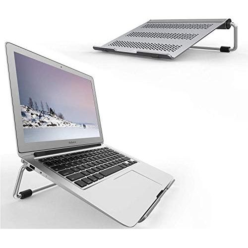  Lamicall Laptop Stand, Adjustable Notebook Stand : Ventilated Laptop Riser Holder Compatible with Laptops Such as MacBook Air Pro, Dell XPS, Microsoft, HP More Laptops up to 17 inc